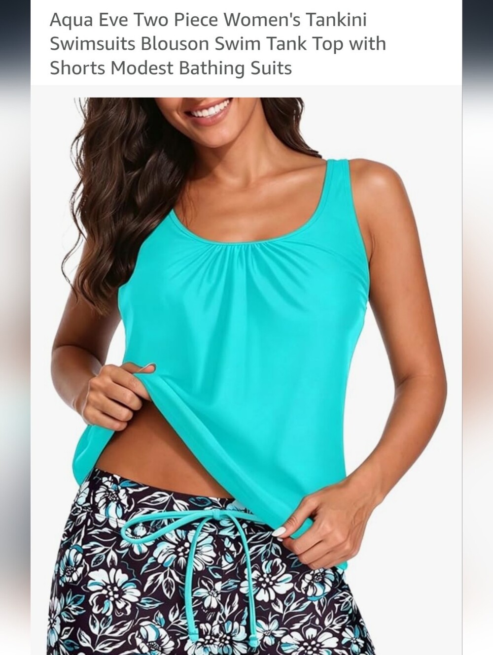 Aqua Eve Tankini SZ 18 W - Picture 9 of 10